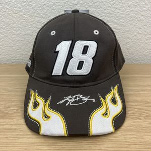 NASCAR Kyle Busch #18 Baseball Dad Cap Brown Hat
